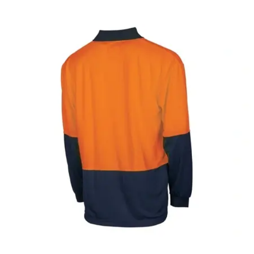 Picture of Tru Workwear, L/S Two Tone Hi-Vis Polo Shirt